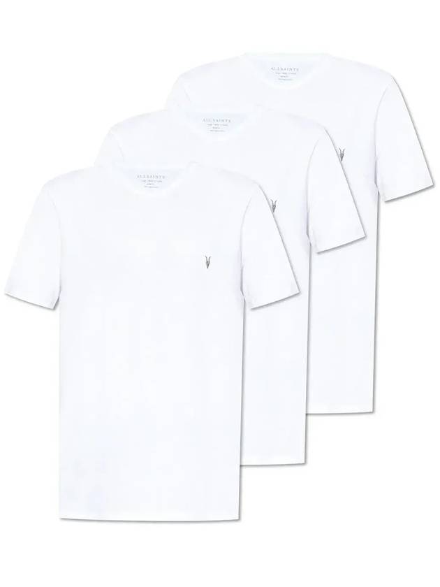 올세인츠 브레이스 라운드넥 티셔츠 세트 BRACEM031JB_WHITE