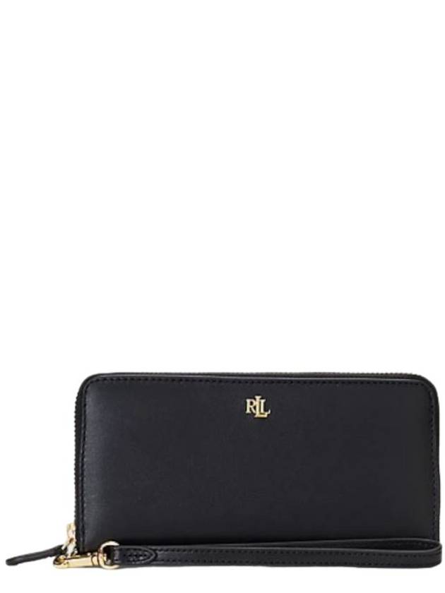 로렌 랄프 로렌 로고 플라크 사각형 지갑
