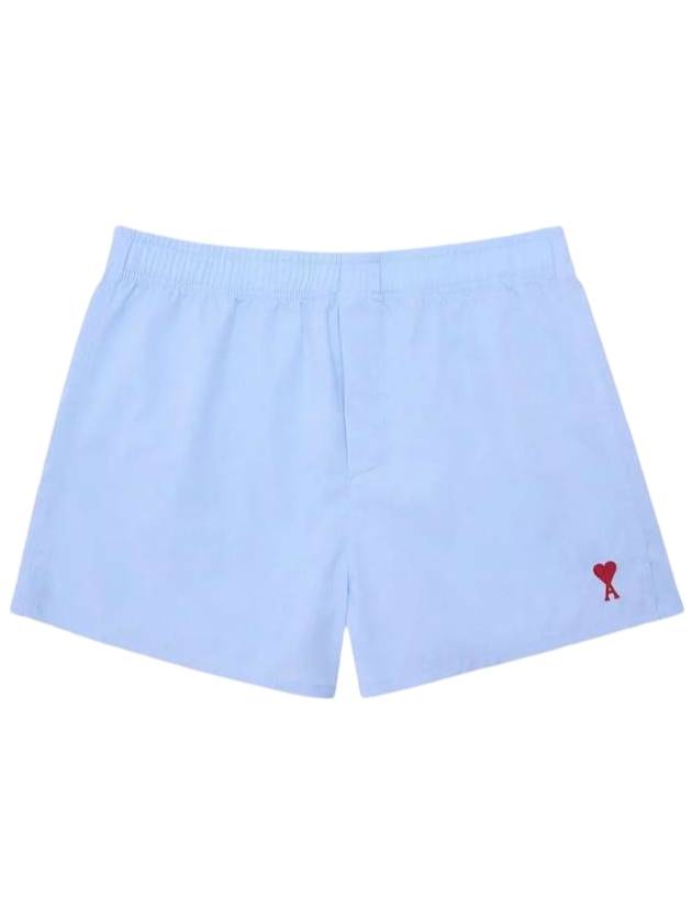 아미 로고 쇼츠 블루