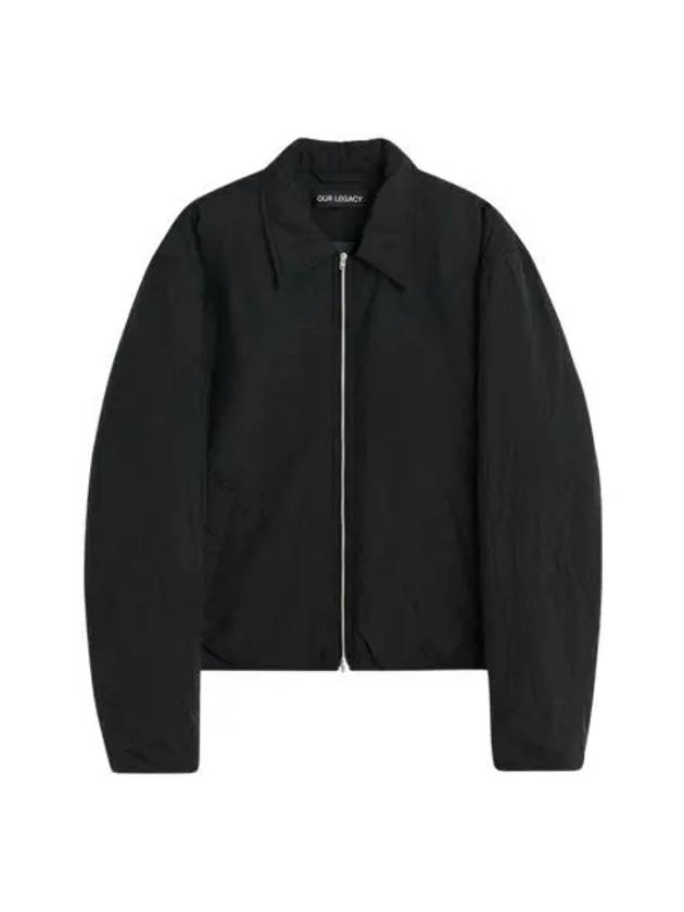 아워레가시 슬라이트 자켓 샤이닝 블랙 크링클 솔라로 Our Legacy Slight Jacket Shining Black Crinkle Solaro