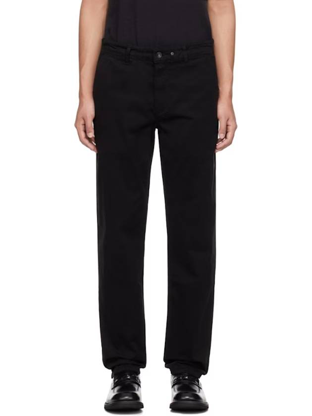 Black Standard Chino Trousers 251055M191005