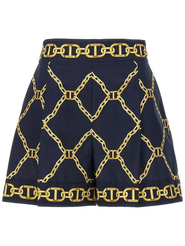 Twin Set - Chain Print Shorts Bermuda, Short