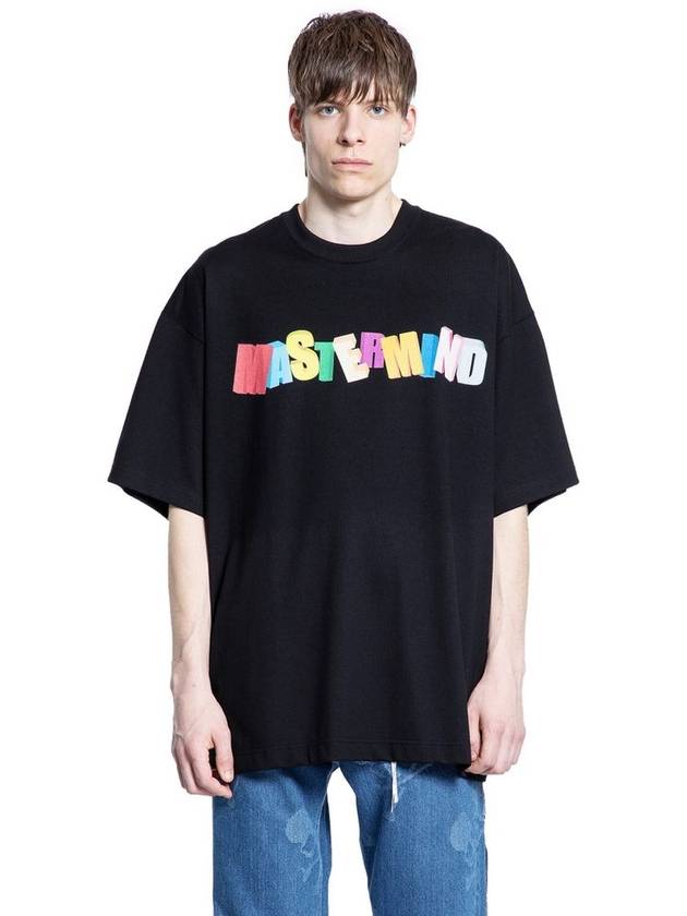 MASTERMIND WORLD MAN BLACK T-SHIRTS & TANK TOPS