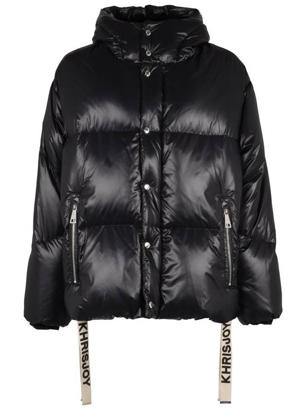 Khrisjoy 퀼팅 집업 다운 재킷