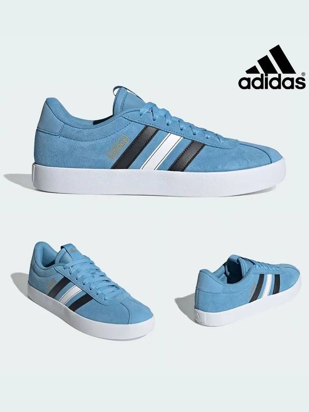 아디다스 운동화 VL 코트3 스니커즈 신발 스카이블루