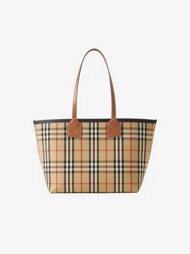 버버리 스몰 런던 토트백 브라이어 브라운 블랙 Burberry Small London Tote Bag Briar Brown Black