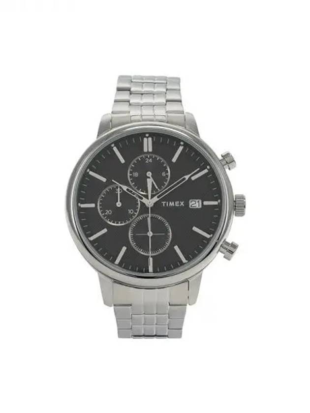 4134958 Timex 43 mm Chicago Chronograph Stainless Steel Bracelet Watch