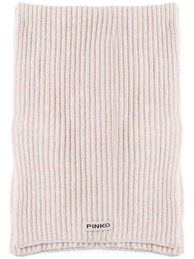 Pinko Ribbed Wool Scarf