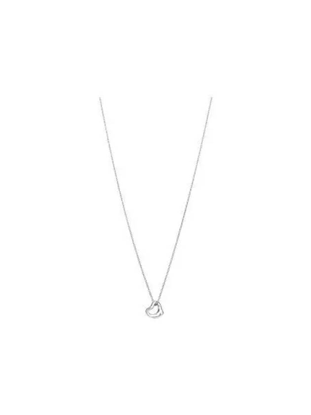 티파티 앤 코 엘사 퍼레티 오픈 하트 팬던트 7mm 스털링 실버 Tiffany & Co. Elsa Peretti Open Heart Pendant 7mm Sterling Silver