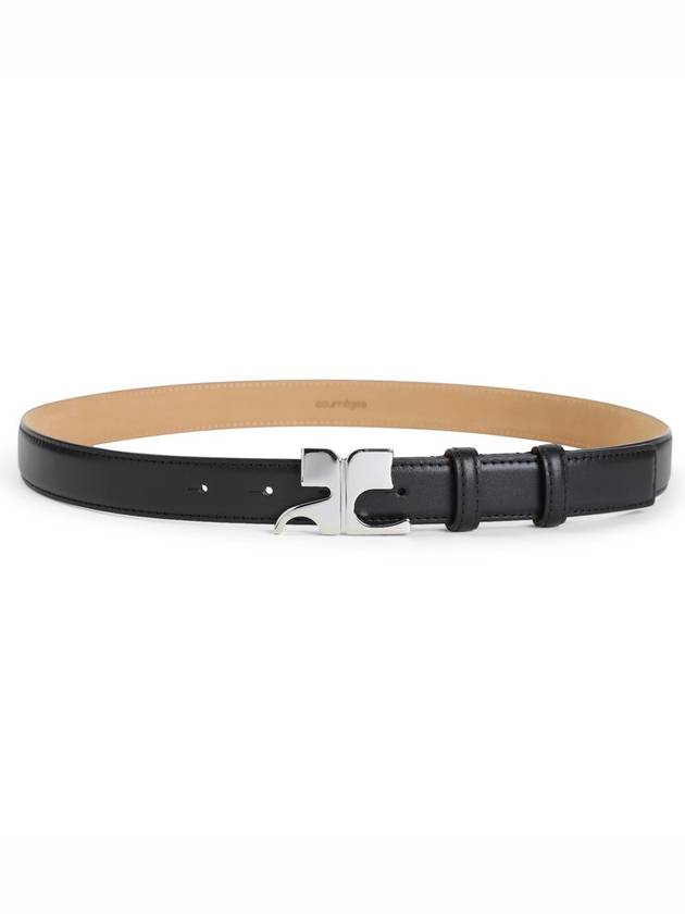 Courreges AC 플라크 버클 벨트