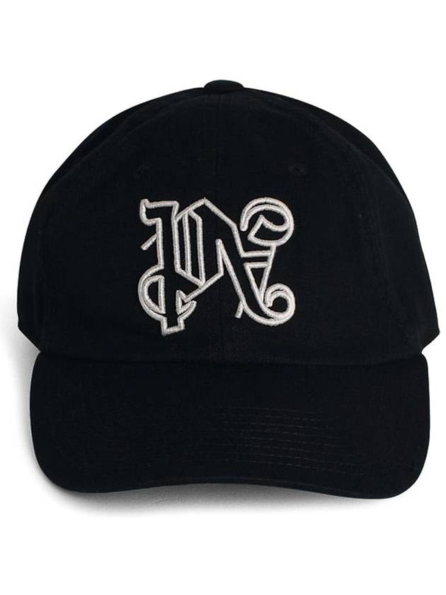Palm Angels Black Cotton Cap