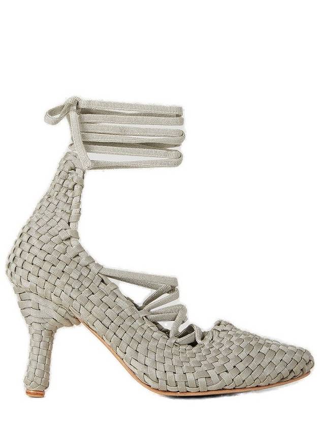 이사 볼더 위브스트랩 뾰족한 발가락 펌프스