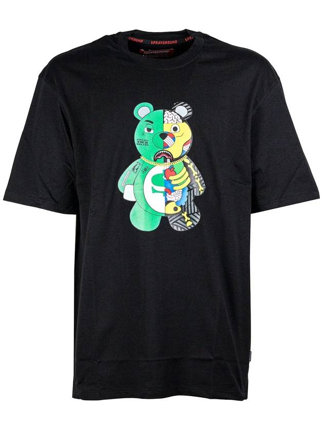 스프레이그라운드 아나토미 베어 크루넥 티셔츠 SP222_BLK