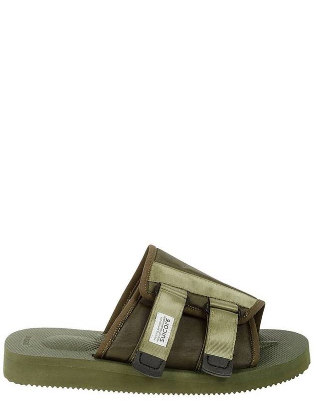 Suicoke 로고 스트랩 오픈 토 샌들