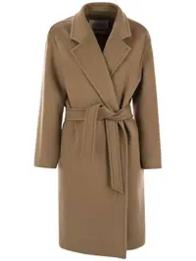 막스마라 멜린다 벨티드 싱글 코트 카멜