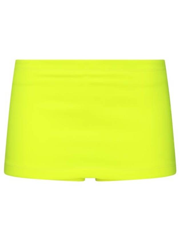 발렌시아가 미니 사이클링 H라인 스커트 플루오 옐로우