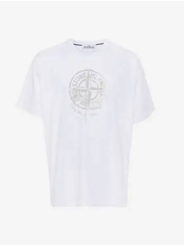 스톤 아일랜드 2RC87 '리플렉티브 원' 프린트 화이트 24SS Stone Island 2RC87 'Reflective One' Print White 24SS