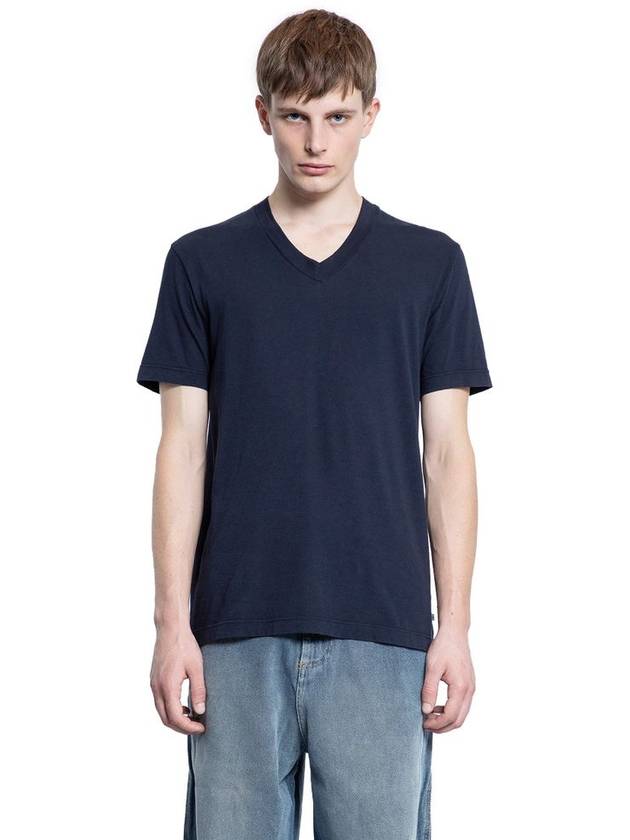 JAMES PERSE MAN BLUE T-SHIRTS & TANK TOPS