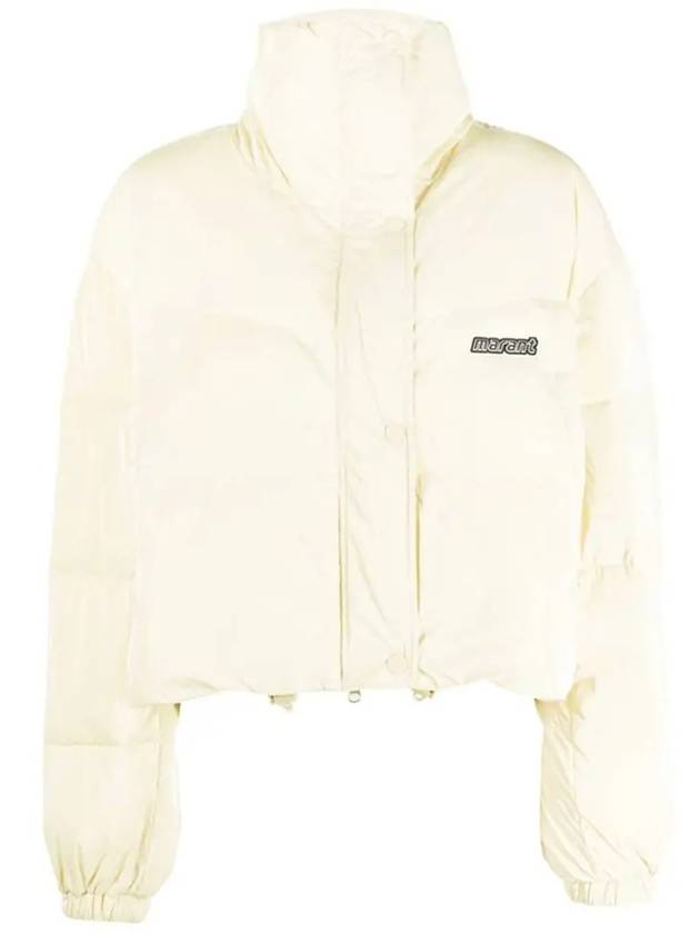 23FW TELIA 로고 패치 숏 패딩 MA0129FA A3C49E 23EC