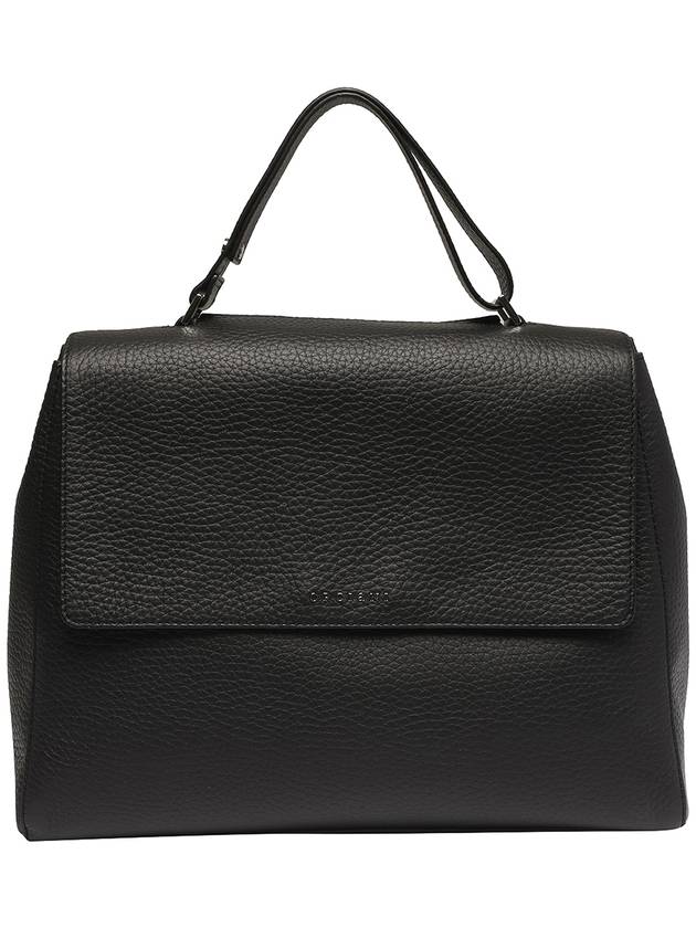 Orciani Sveva large hammered leather bag