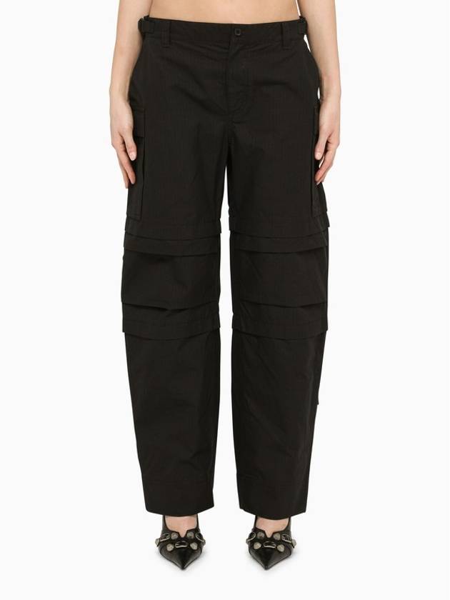 WARDROBE.NYC Black multi-pocket cargo trousers