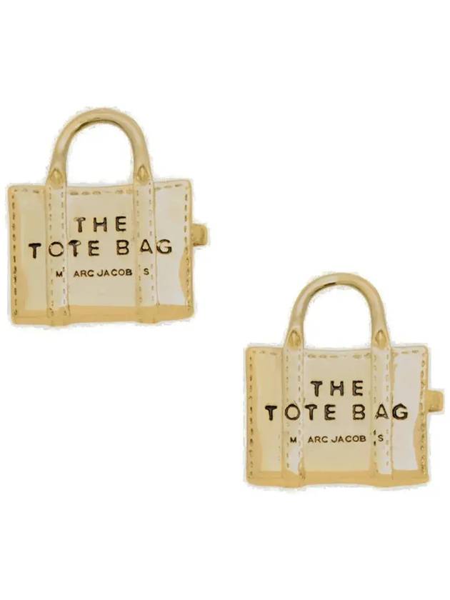 마크 제이콥스 토트백 로고 스터드 이어링 2P4JER001J86_970