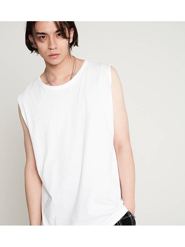 Two Pack Layered Long Sleeveless White