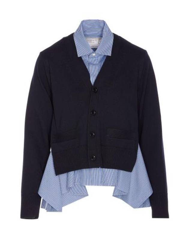 25SS 사카이 가디건 25 07763 239 Blue