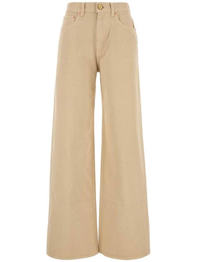 25SS BLAZE 베이지 데님 Nariida 와이드 레그 jeans JDN01DN 0010