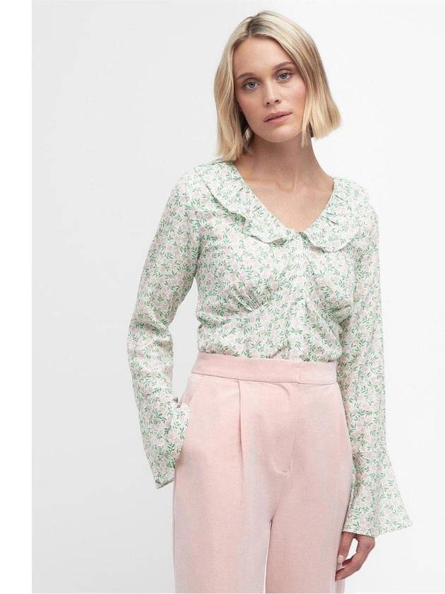 NB20 바버 여성 셔츠 Sandgate Floral Blouse