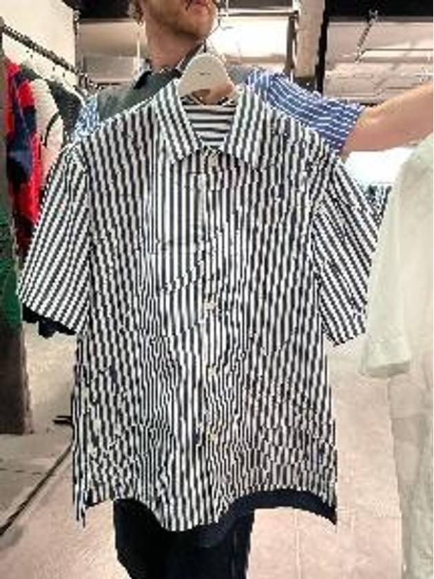 24 S S 사카이 코튼 포플린 셔츠 2403282M222 B0031051825