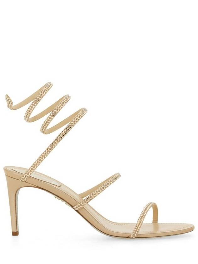 르네 카오빌라 장식 앵클 스트랩 샌들