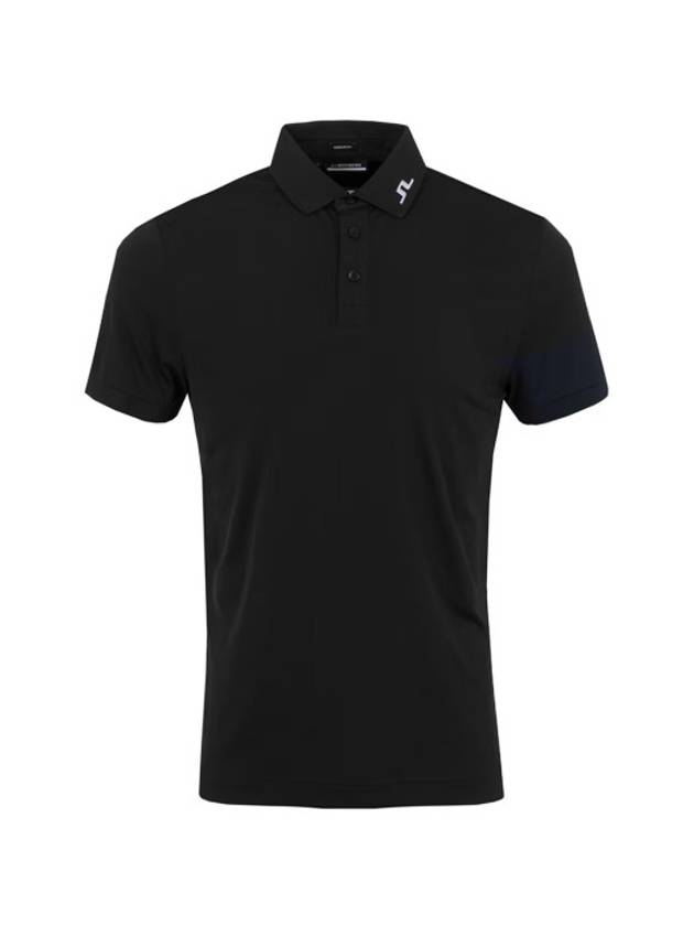 제이린드버그 KV 레귤러핏 반팔 PK 셔츠 블랙