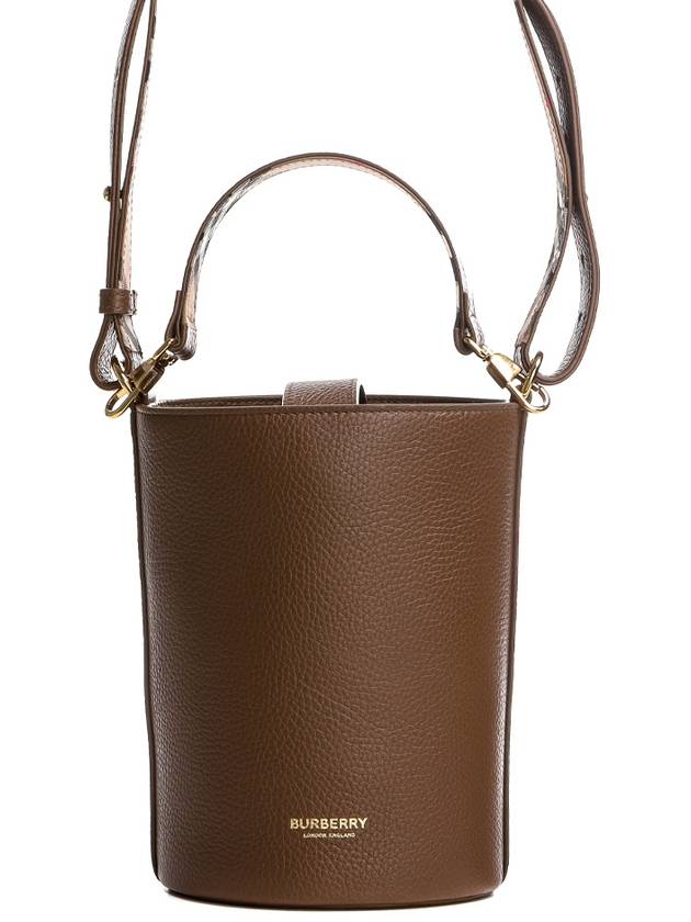 버버리 LL 스몰 버킷 백 브라운