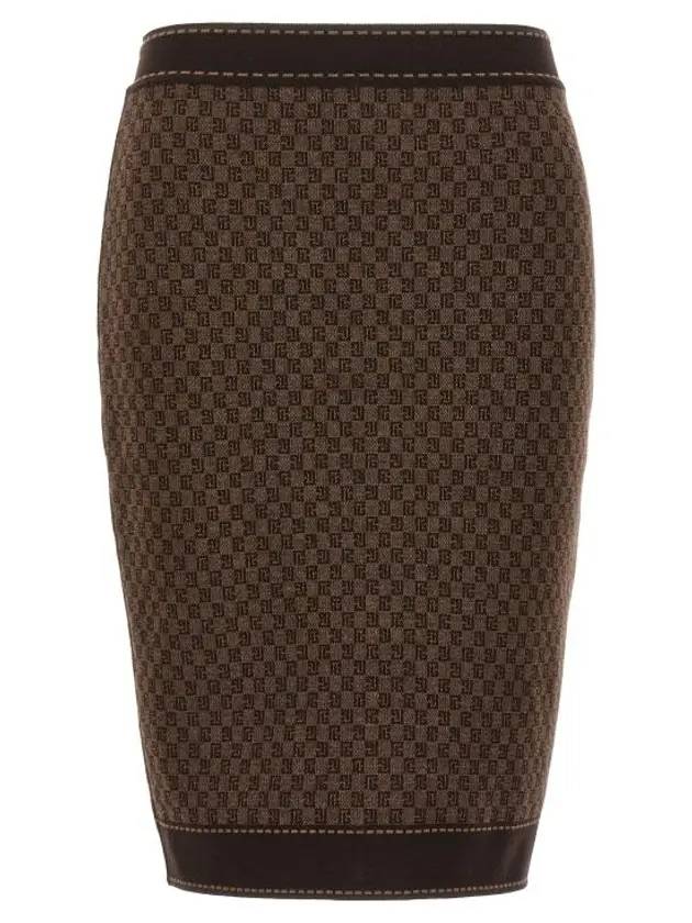 발망 미니 모노그램 니트 미디 스커트 BF0LC008KF23WFP B0110819900