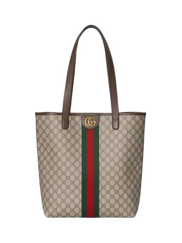 구찌 오피디아 미디움 토트백 베이지 다크 브라운 834465 FAEOI 9746