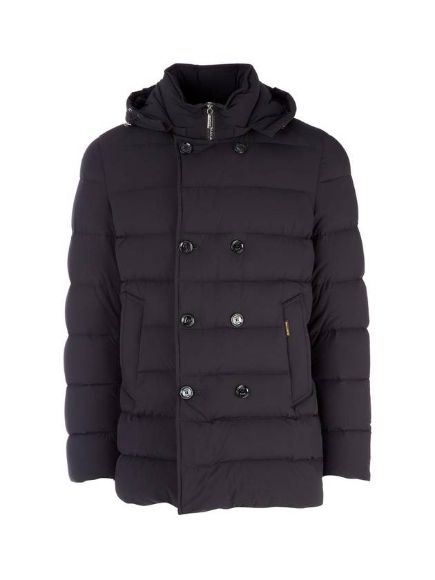 무레르 Black nylon blend Florio down jacket FLORIOKN NERO