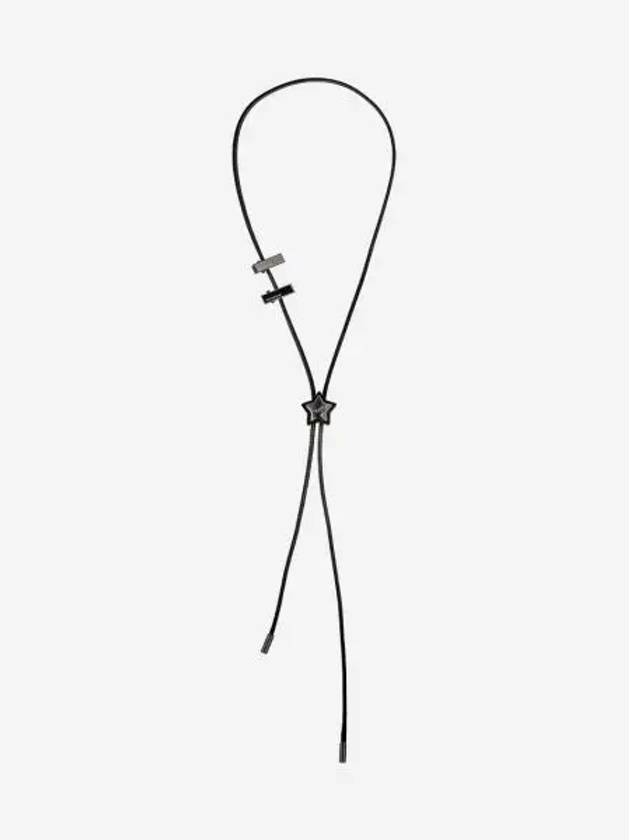 센티멍 넘버 482 스타 코드 락 네크리스 블랙 블랙 Sentiments No.482 Star Code Lock Necklace Black Black