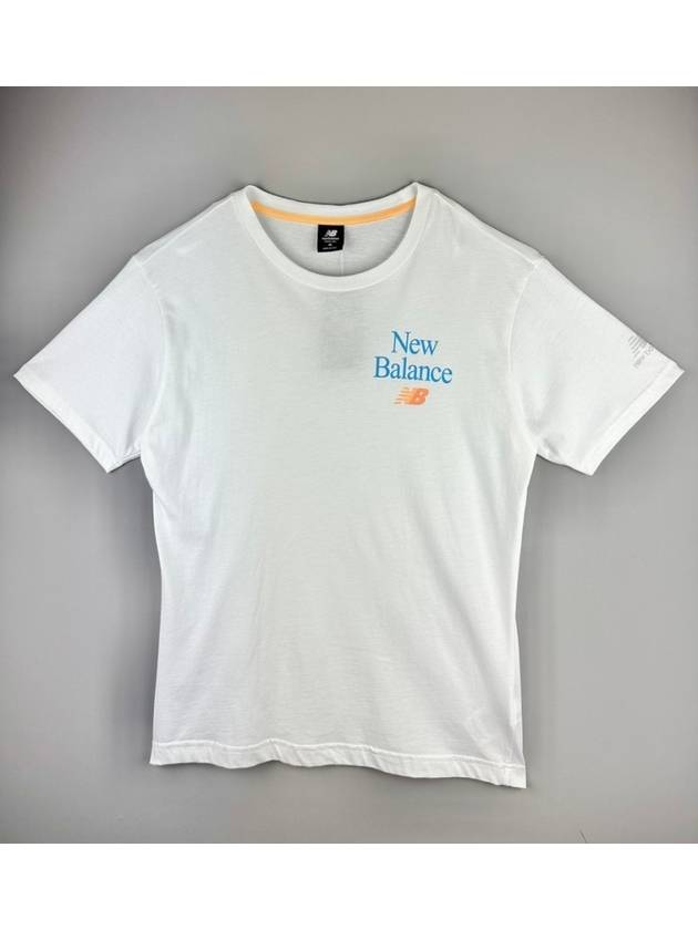 뉴발란스 티셔츠 AMT21515 화이트 MENS