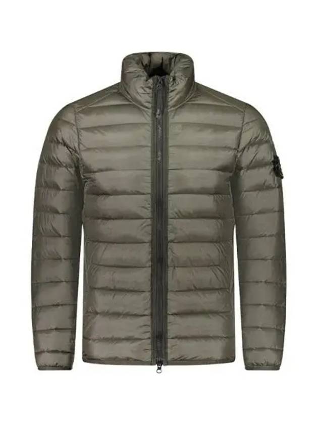 스톤 아일랜드 4100429 안티 드롭 룸 우븐 체임버스 나일론 다운 TC 자켓 밀리터리 그린 25SS Stone Island 4100429 Loom Woven Chambers Nylon Down TC Jacket with Anti Drop Military Green 25SS