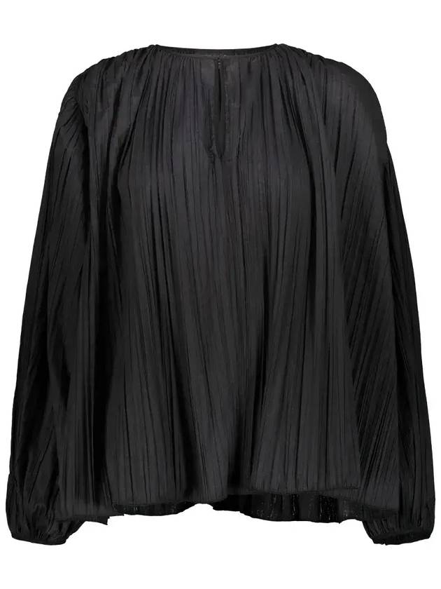 Rochas Baloon 슬리브 플리츠 크루넥 블라우스 ROPW65084ARW098_1