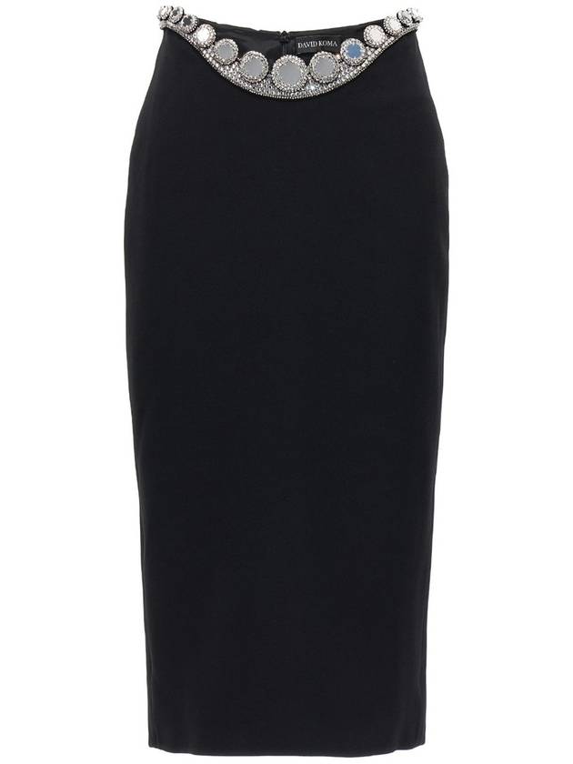 David Koma - Puffer Circle Embroidery Dresses