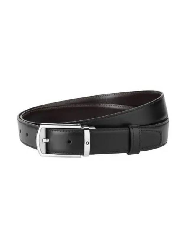 몽블랑 30mm 리버시블 레더 벨트 블랙 브라운 Montblanc 30mm Reversible Leather Belt Black Brown