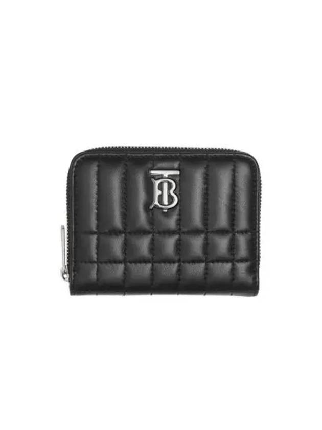 버버리 퀼티드 레더 롤라 지퍼 지갑 블랙 Burberry Quilted Leather Lola Zip Wallet Black