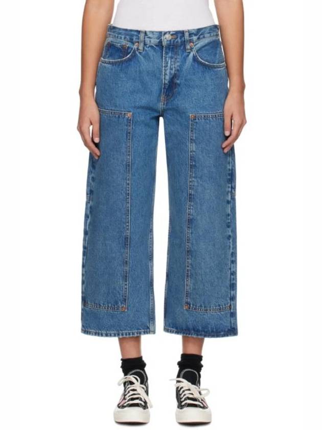 Blue The Shortie Jeans 241800F069003