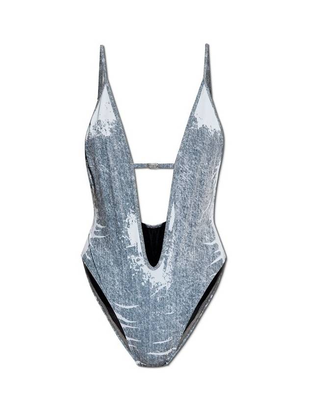 디젤 데이지-Dnm 트롬프 로이유 데님 프린트 수영복