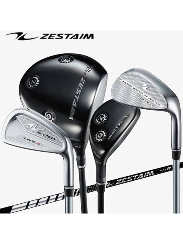 제스타임코리아 누아르블랙 드라이버 유틸 웨지 TYPE5 7아이언 남성용 풀세트 10pc