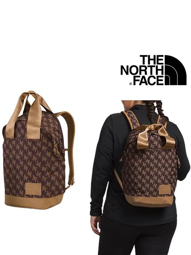 노스페이스 여성 네버스톱 데이팩 20L 백팩 가방 브라운