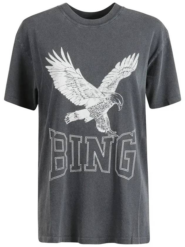 아니네 빙 로고 프린트 저지 티셔츠 A0810075_WBL1