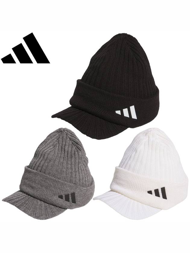 23FW 아디다스 겨울골프모자 니트바이저 니트썬캡